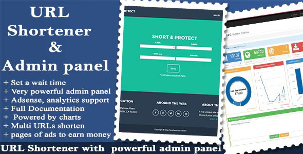 85 Url Shortener With Ads And Powerful Admin Panel V13