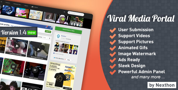 96 Codecanyon Viral Media Portal V131