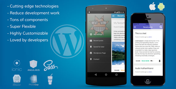 98 Ionwordpress Wordpress Full Integrated Mobile App