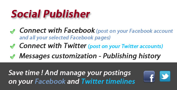 114 Facebook And Twitter Social Publisher