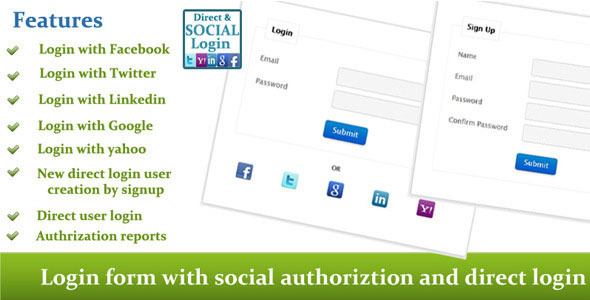 121 Social And Direct Login
