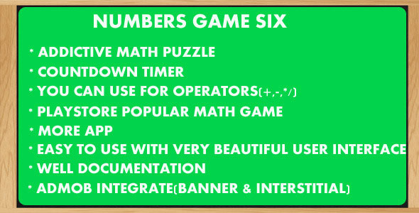 139 Numbers Game 6 Countdown
