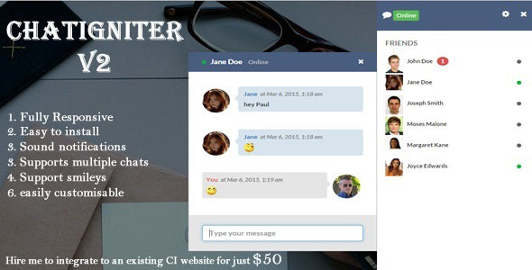 186 Chatigniter Live Chat App