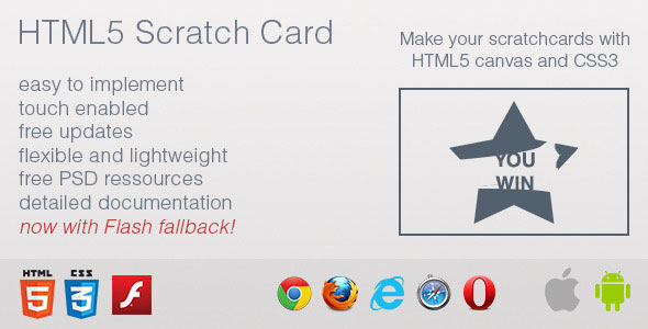 238 Html5 Scratch Card