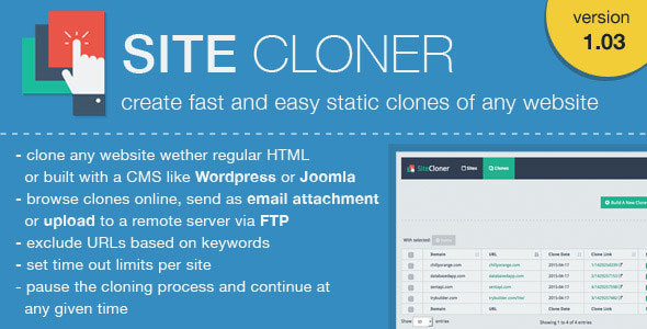 317 Sitecloner Make Clones Or Copies Of Any Website