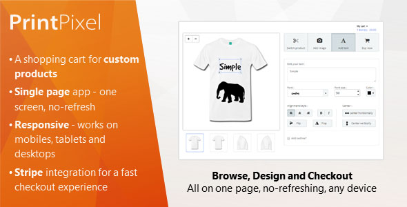 353 Printpixel A Shopping Cart For Custom Products
