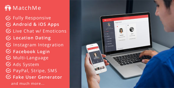 354 Matchme Complete Dating Script V18