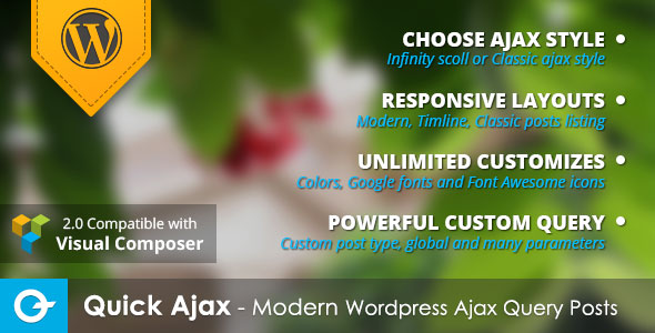 432 Quick Ajax V231 Modern Wordpress Ajax Query Posts