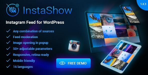 438 Instashow V143 Instagram Feed For Wordpress