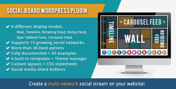 463 Wordpress Social Board V25