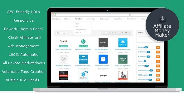 465 Envato Affiliate Money Maker
