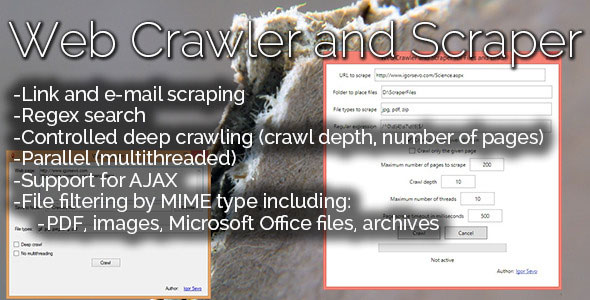 508 Web Crawler And Scraper For Files And Links