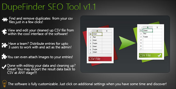 509 Duplicate Finder Seo Tool Csv To Mysql